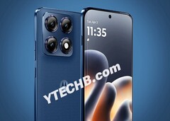 The Motorola Edge 70 Pro will be available in many colors, including blue.