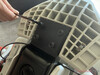 It's easiest to assemble the seat and backrest with two people.