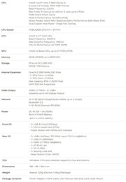 Specs of the NucBox K13