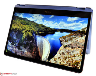 the touchscreen of the Asus ZenBook Flip S