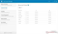 Advanced Charge seeks to prolong battery life by recharging and discharging at certain hours and percentages