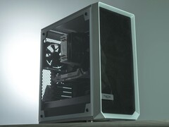 White PC case with side panel and mesh front showing internal components and cooling fans. (Image source: Anthony Roberts / Unsplash)