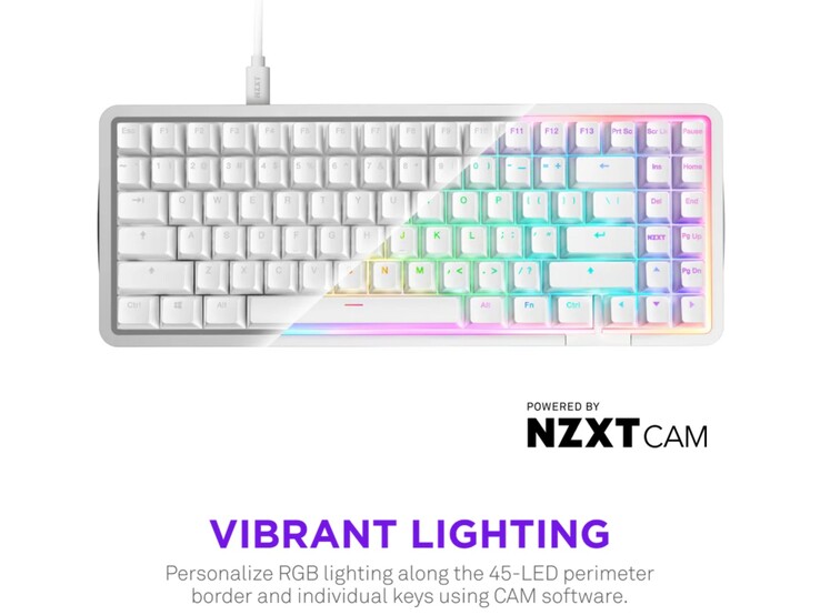 Customizable lighting via NZXT CAM software. (Image source: NZXT)
