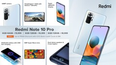 Redmi Note 10 Pro features. (Image Source: GSMArena)