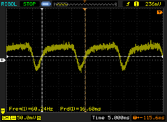 OLED flickering at a display brightness > 49% (60 Hz)