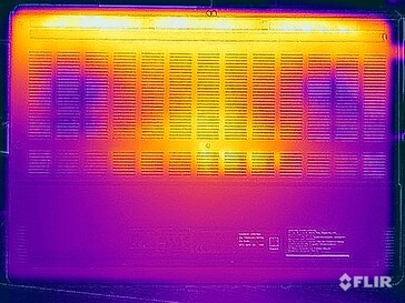 Stress test surface temperatures (bottom)