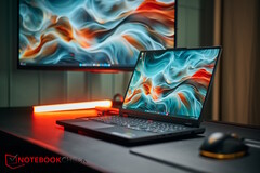 The Lenovo Legion Pro 5 16 IAX10 on the desk