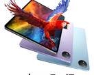 Vivo has created the Pad3 in Cold Star Grey, Spring Tide Blue and Thin Purple colour options with an optional keyboard dock. (Image source: Vivo)
