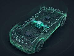 Software-defined vehicle architecture showing centralized computing and connected infotainment components (Image source: Volkswagen Group)