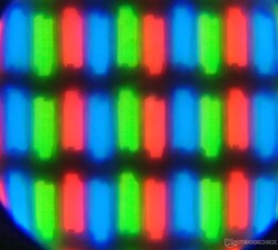 Pixel grid (250X magnification)