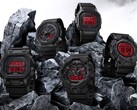 Casio will launch the Black and Bold Red watches (pictured) in Europe. (Image source: Casio)