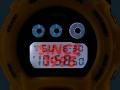 The Casio watch is rumored to feature a white LED backlight with &quot;Since 1995&quot; text displayed. (Image source: Great G-Shock World)