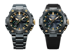 From left to right (pictured) - the Casio MRG-B2000BG-3AJR, and the MRG-B2000RG-3AJR. (Image source: Great G-Shock World)