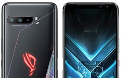 The ROG Phone 3 looks a lot like its predecessor. (Image source: Evan Blass)