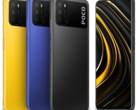 The Xiaomi Poco M3 starts from 150 Euros (~$181) and is available in three case colors.