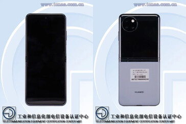Huawei's "second-gen Pocket" leaks out. (Source: TENAA)