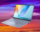Thanks to the Intel Lunar Lake APUs, the Asus Vivobook S 14 rocks more than 17 hours of battery life in our WLAN test. (Image source: Asus, Unsplash, edited)