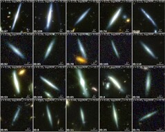 Color composite images from James Webb Space Telescope showing disk galaxies (Image source: JWST)