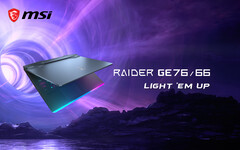 MSI has refreshed the MSI Raider GE76 and GE66 with new Intel and Nvidia hardware (image via MSI)