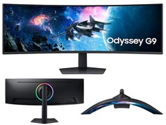 Samsung Odyssey G95C gaming monitor views
