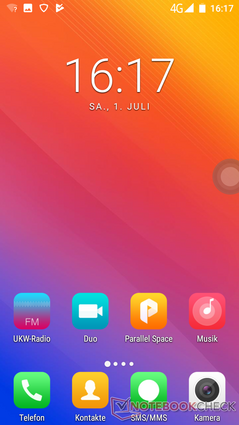 A9 Pro home screen