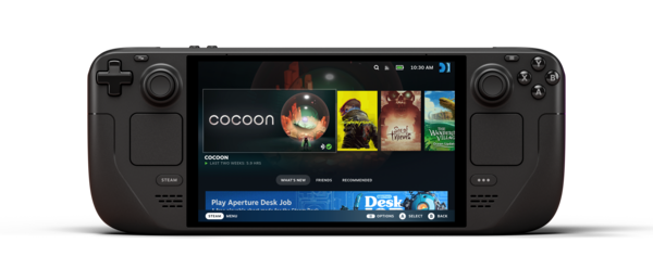 The Steam Deck is a great solution for game streaming and supports pretty much every client you could ever want (Source: Steam)