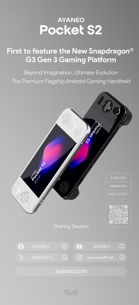 Ayaneo Pocket S2 ได้กำหนดวันเปิดตัวใหม่แล้ว 2 ayaneo-pocket-s2-release-date