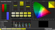 CalMAN: color saturation