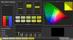CalMAN: Color saturation