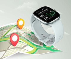 The new GTS 4 Mini is a curious addition to Amazfit's product line up, older model pictured. (Image source: Amazfit)