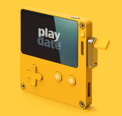 The PlayDate is an all-new handheld gaming console coming early 2020. (Source: Panic)