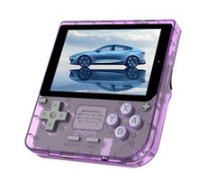 The Powkiddy V10 is available in multiple colours, including this fetching Transparent Purple finish. (Image source: Powkiddy)