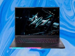 The Acer Predator Helios 18 AI PH18-73 gaming laptop is a chunky customer at 3.5 kg (7.72 lbs.). (Image source: Acer, Unsplash, edited)