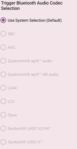 Bluetooth audio codecs