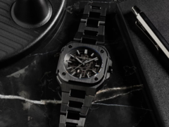 The Bell & Ross BR-05 Skeleton Phantom Ceramic (pictured) runs on the BR-CAL.322-1 calibre, with a 54-hour power reserve. (Image source: Bell & Ross)