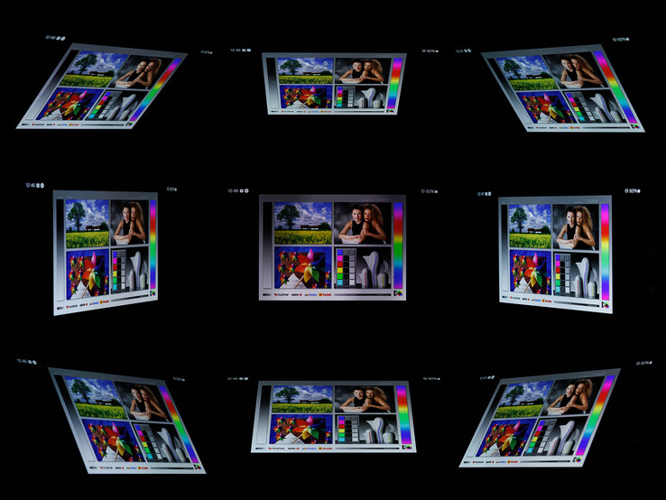 Viewing angle stability of the Samsung Galaxy S23 FE