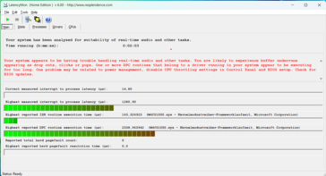 1.281 µs represents high DPC latency for the application of realtime multimedia software.