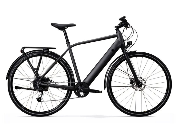 The Decathlon Elops LD500E high-frame electric bicycle. (Image source: Decathlon)