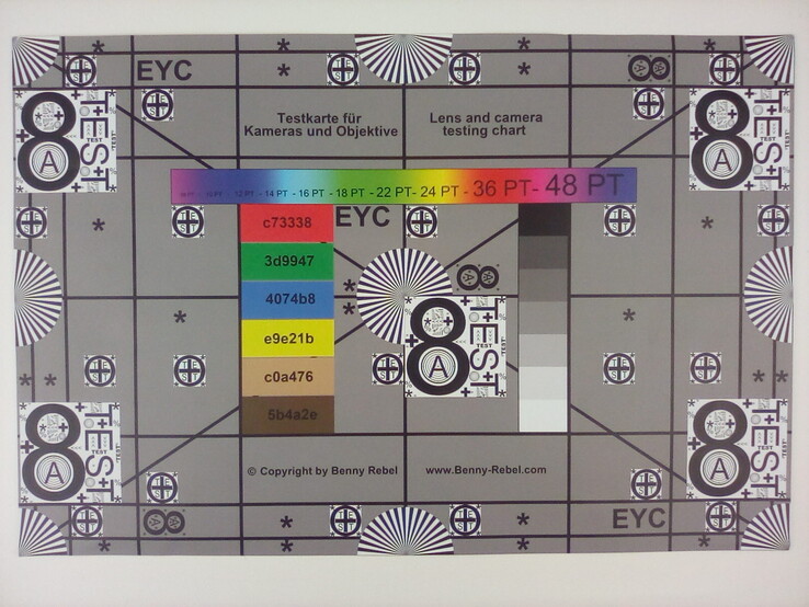 Amazon Fire 7 (2019) - test chart