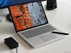Surface Laptop Studio 2 in laptop mode, ...