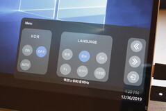 OSD HDR and language menu