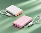 The Oppo 33 W Pocket Charge available in light pink and khaki fragrance colorways