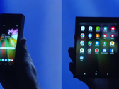 The foldable Samsung Galaxy phone could cost an arm and a leg. (Source: SDC 2018 Livestream)