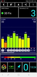 GPS test outdoors