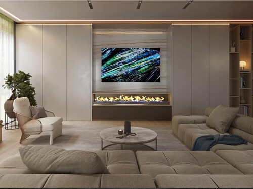 77-inch Sony Bravia A95L OLED TV shown in living room (Image source: Amazon)