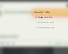 An AI-powered insertion cursor. (Image source: The Browser Company/YouTube)