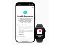 The Sleep Apnea detection feature on the Apple Watch received FDA approval earlier this September. (Image source: Apple)