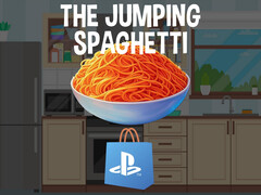 The Jumping Spaghetti shovelware game on PS Store is shown (Image source: PlayStation Store with edits)