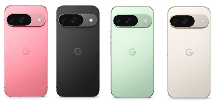 The Google Pixel 9's colorways