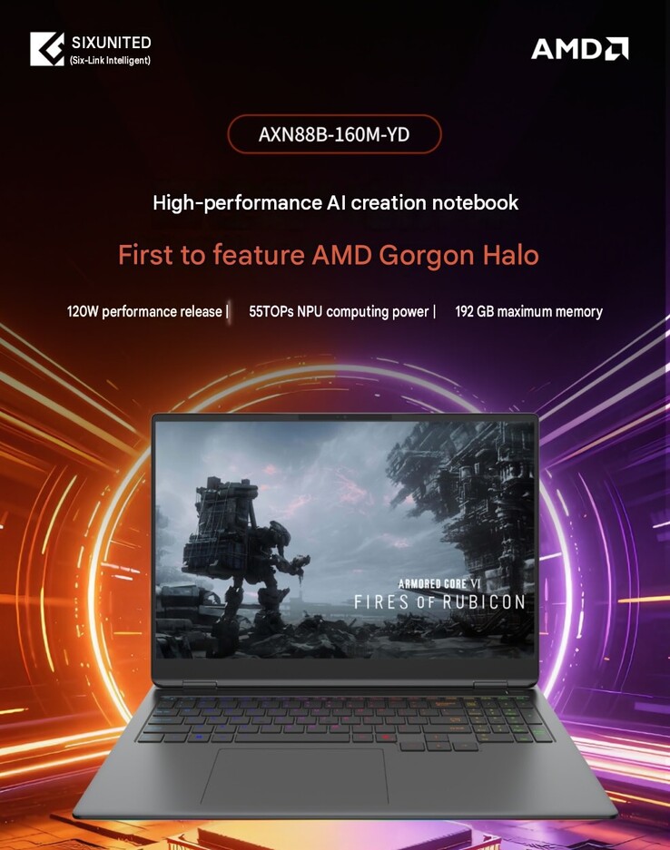 AMD Gorgon Helio-powered laptops will be available with up to a whopping 192 GB of RAM. 